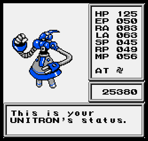 canyouraisethem's tweet photo. You can upgrade your Unitron in Biomotor unitron, originally released for the Neo Geo Pocket Color!
New parts can be acquired from Dungeons or developed using materials on your quest to become the "Master of masters".
#BiomotorUnitron #バイオモーターユニトロン #Yumekobo #NeoGeo https://t.co/10FwzwUw5y