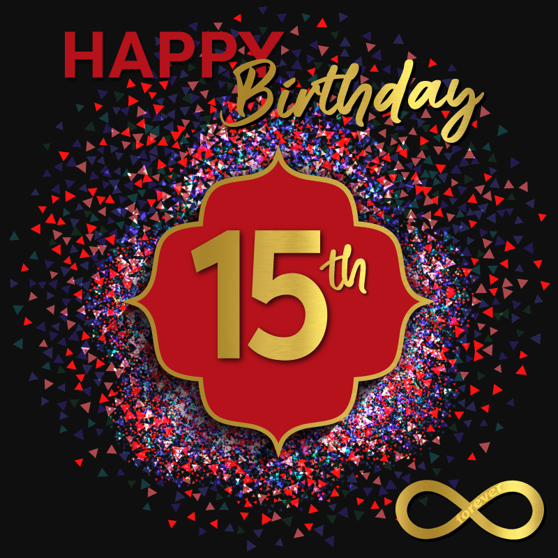 InfinityFoils's tweet photo. It’s a day of Infinity bliss!  

Today, we celebrate our 15th Birthday with you, our amazing customers- you inspire us every day!  Thank you for your loyalty and we look forward to serving you for INFINITY! https://t.co/vociXpFVTI