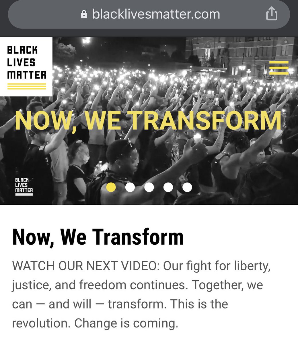  https://blacklivesmatter.com&nbsp;Next click 'donate'.Taken here: https://secure.actblue.com/donate/ms_blm_homepage_2019Who is ActBlue? https://secure.actblue.com&nbsp;Powering Democratic candidates, committees, parties,organization [D] party funding?ALL DONATIONS TO BLM [ http://BLM.com&nbsp;] https://www.opensecrets.org/pacs/expenditures.php?cycle=2020&cmte=C00401224
