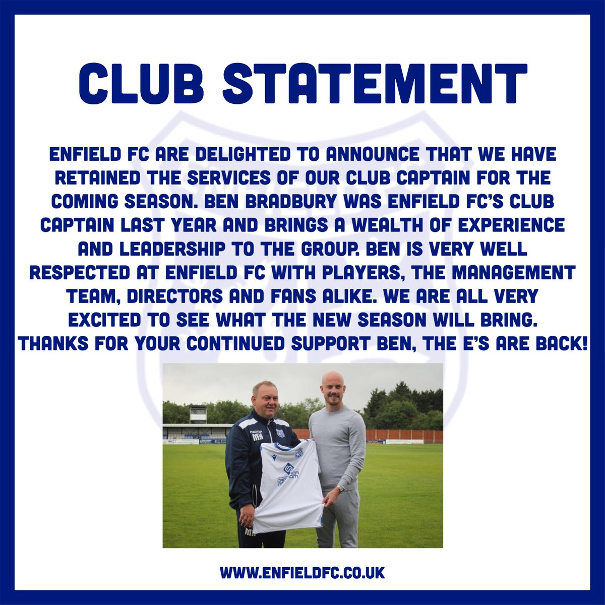 EnfieldFC's tweet photo. @RealRazor @TWhitt__ @CroucherNeedham @mattyhanning @LeeHanning @BenBradbury7 @JamieCuro @Jim1074 @whittsyboy123 @Foggyefc @TonyStavs https://t.co/a2WIRaZX7m