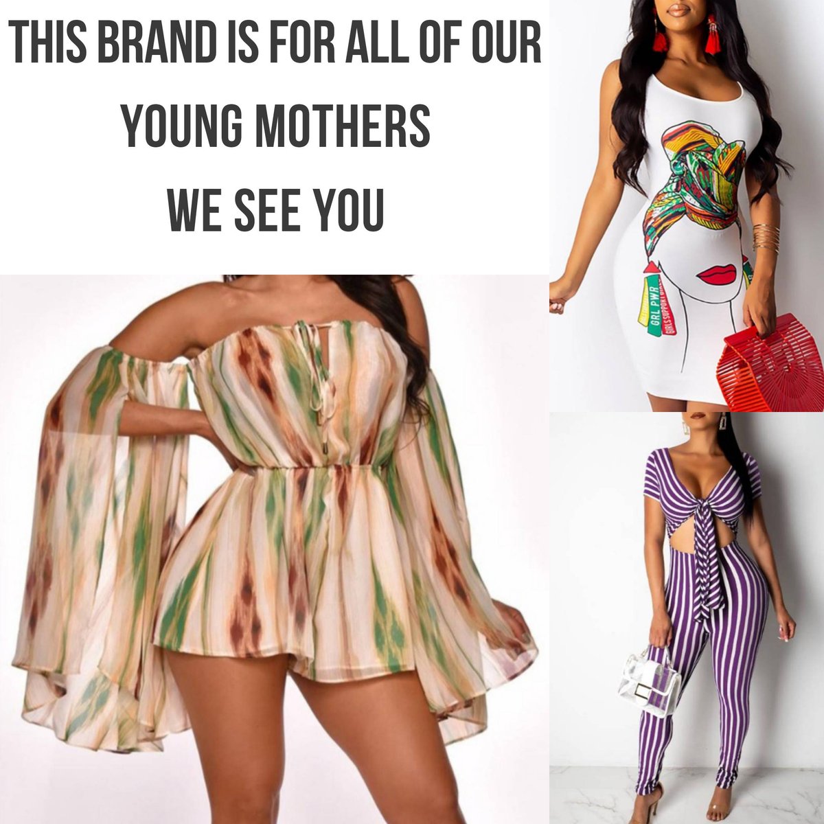 JanaeeNoir's tweet photo. Janaeenoir was created by a single, black, young mother who needed clothing she felt sexy in.

Clothing that allows her to perform mommy duties, go to work💰, run errands and, still have have a drink with her girls. If she's not sleep😴

#youngmom #mommylife #momlife #lifeasamama https://t.co/UCgZGofYa0