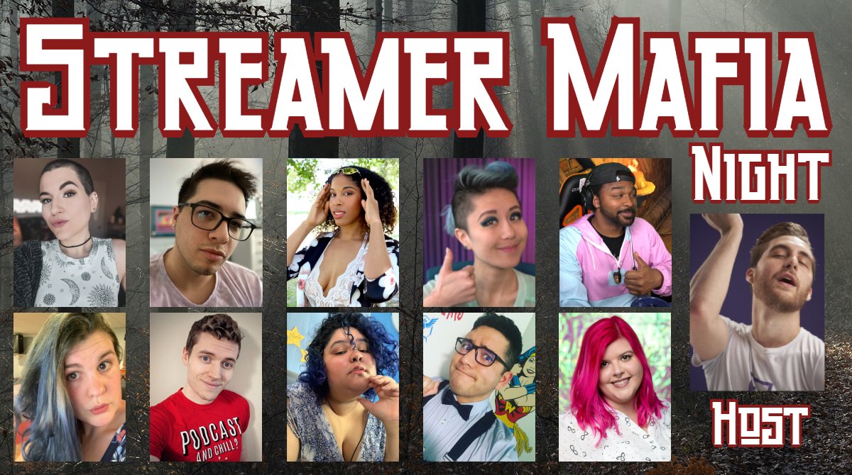 8bitdylan's tweet photo. ~~~TONIGHT~~~
10 Streamers will step into the Mafia ring and play the popular social game for your ENTERTAINMENT!
Check out some of their channels in the tags to see the stream.
6PM PST/9PM EST TONIGHT! https://t.co/sPVmEXi4uG