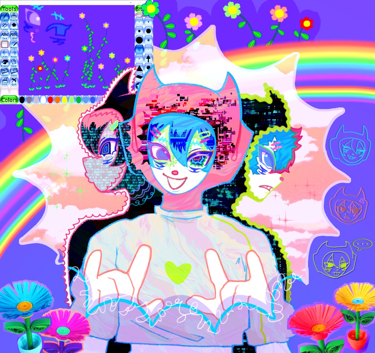 rammyroe's tweet image. first #artfight attack &amp;gt;:3