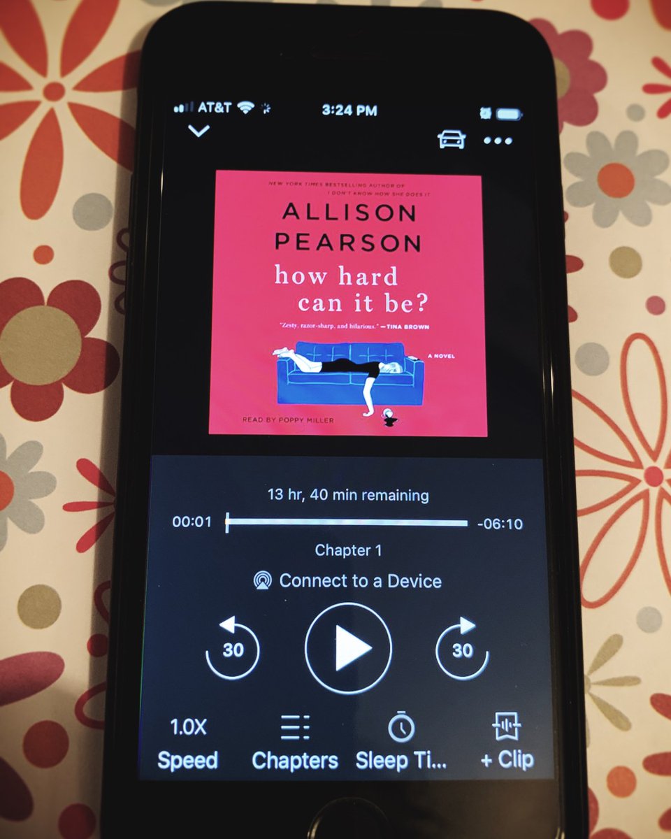 I've always loved Allison Pearson's offbeat humor, especially when it comes to aging. This is a great listen if you're looking for something quirky and character-driven. #allisonpearson #howhardcanitbe #audiobooks #humor #summerreads