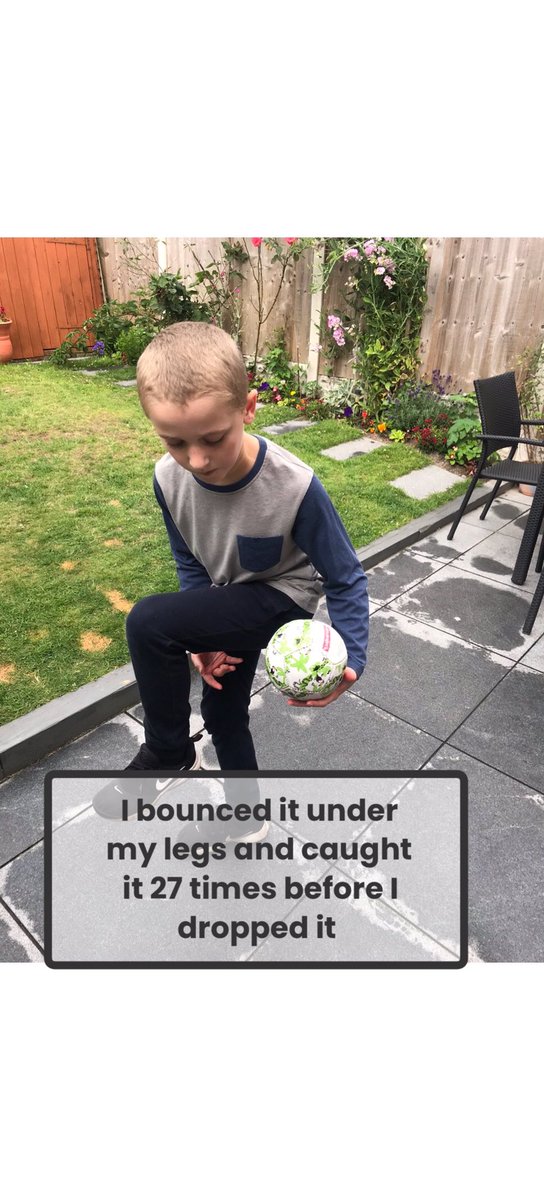 Garbett_HMCS's tweet photo. Well done everyone for your super ball skills work today! πͺπ» @HMC_School #VirtualSportsWeek #HMVSW #BallSkills #Day3 https://t.co/oyf6y9IfdE