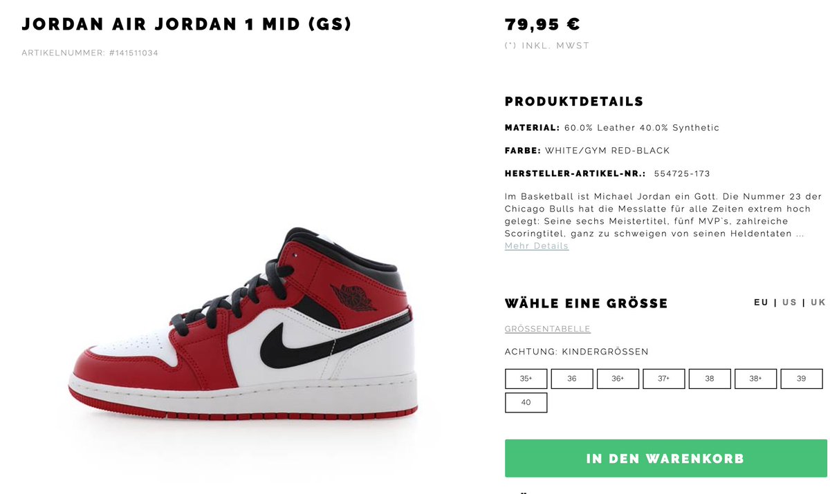 jordan 1 gs canada