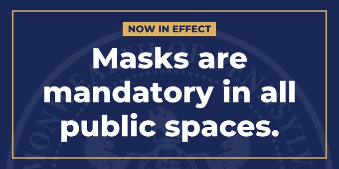 Now in effect: Masks are mandatory in all public spaces