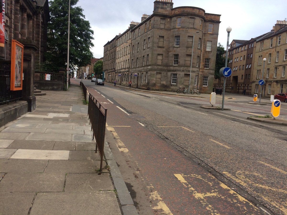 Quick - leg it, nothing coming - hate this junction and those railings (good bike parking in festival though).