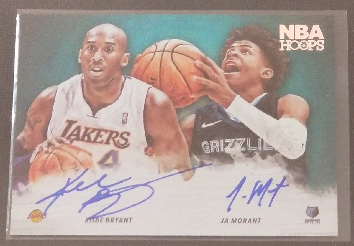 SportsCardJunct's tweet image. Monster pull today! 
2019-20 @PaniniAmerica Hoops Dual Auto of #KobeBryant and #JaMorant #CustomerPulls #SupportYourLCS 
@RbiCru7 @Ballcardxchange @Cardcollector2 @shopmeelypops @ONLYATGRANDSLAM @beckettmedia