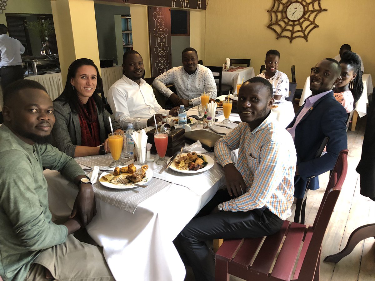 This is when we start building the #GreenPreneurs #Uganda Alumni Network - our first all nominees (3 yrs now) get together hosted by <a href="/GggiUganda/">GGGI Uganda</a> with @FashionsKimuli <a href="/DivineBamboo/">Divine Bamboo</a> #PEECEnergy <a href="/W2Eyouthug/">Waste to Energy Youth Project (WEYEug)</a> #Zonku. Sharing experience, knowledge and award winning strategies!