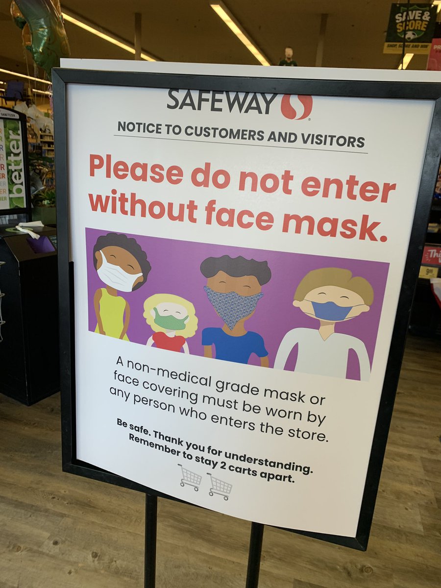 This is great <a href="/Safeway/">Safeway</a>. Too bad it’s not being enforced. I’ll shop elsewhere.  #notsosafe