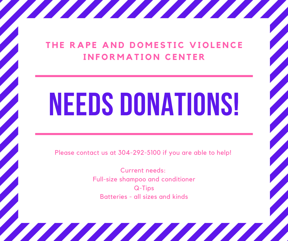 RDVICWV's tweet photo. We are looking for some specific items for donations - we need full size shampoo and conditioner, q-tips/cotton buds, and batteries of all sizes and kinds (AAA, AA, C, D, and 9V especially.)

Please call us at 304-292-5100 if you're able to assist! https://t.co/mw4Vib0nOd