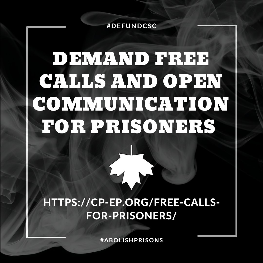Students4HR's tweet photo. #AbolishCanada: Take action to support prisoners held in racist, colonial jails and prisons.
Donate: https://t.co/OMCwMtEvbj
Demand that decision-makers take action: https://t.co/boJGHLD71L
#DefundPrison #AbolishPrisons
#DefundPolice #DefundRCMP #DefundCSC https://t.co/EirXMm4K0r