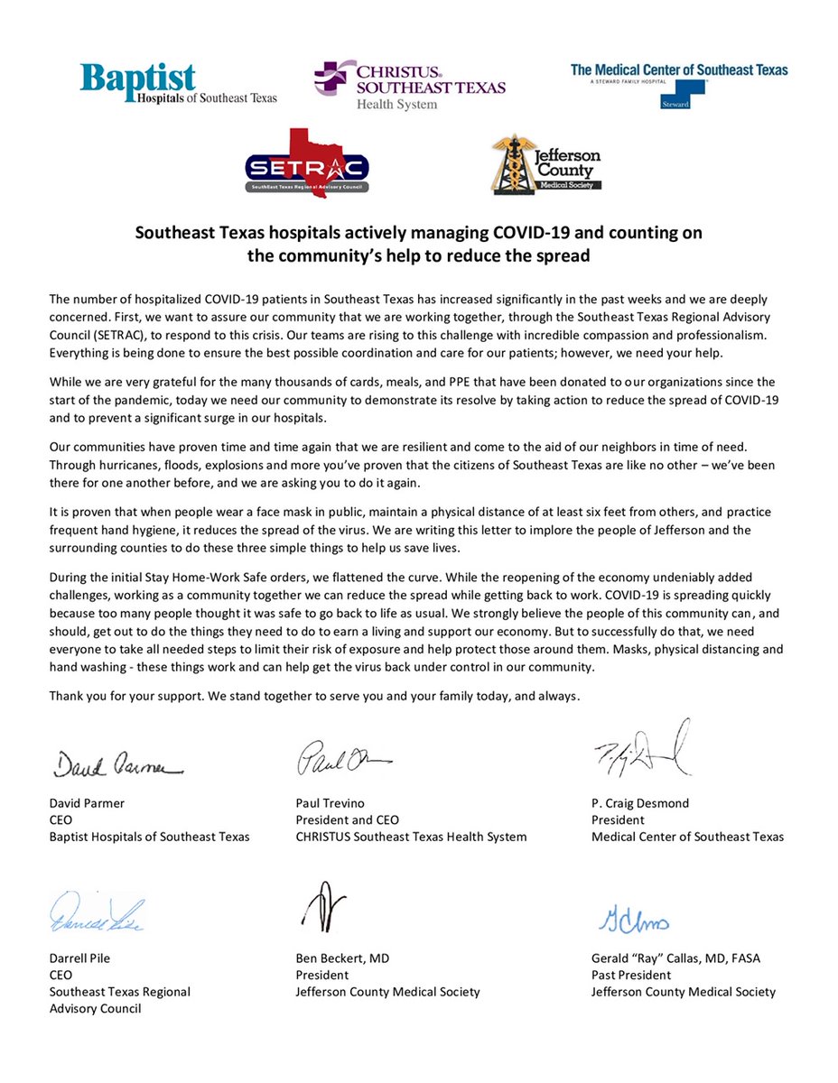 CHRISTUS Southeast Texas Health System tweet media