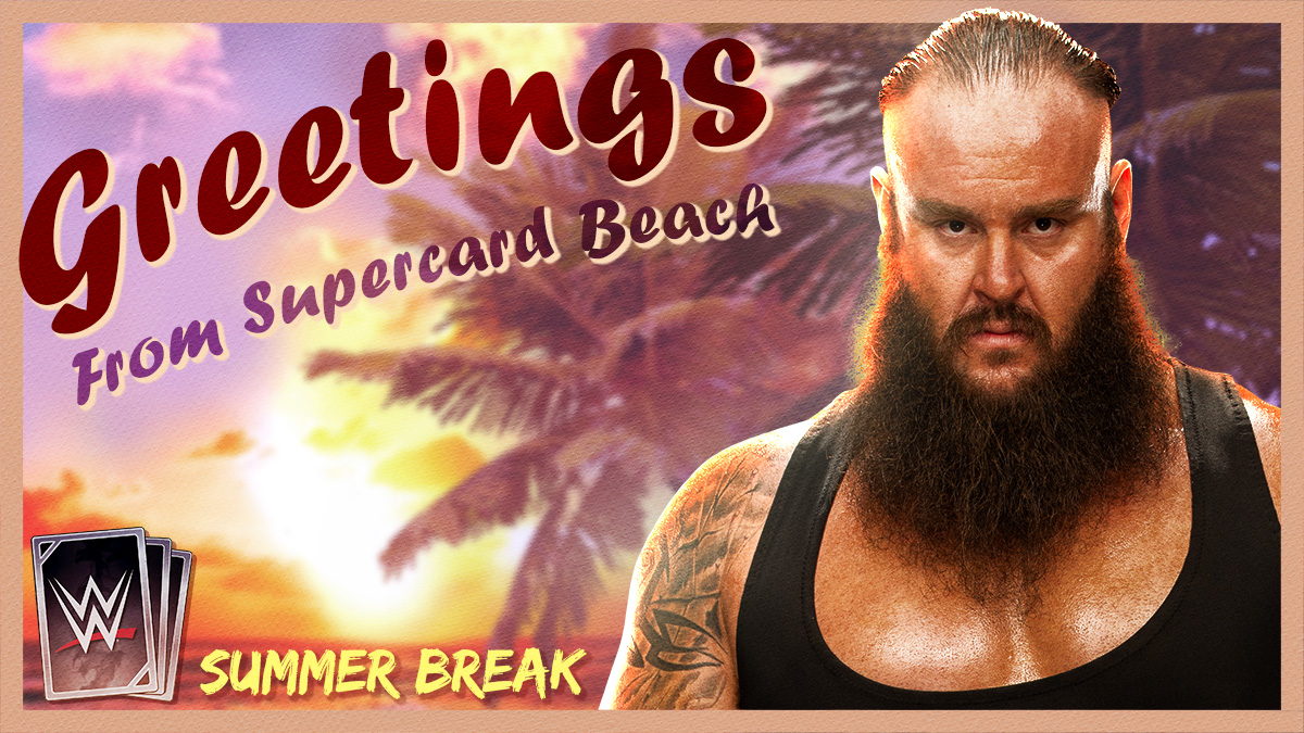 SuperCard Beach is open 😎 Sunscreen and Flamingo Tubes can be picked up on draft boards. Braun will also be featured in the new Puzzler, which debuts tomorrow and runs every few days.