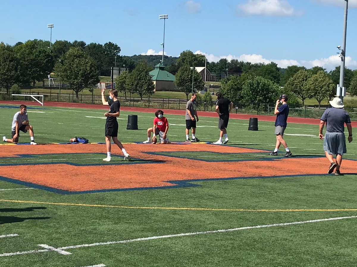 HersheyFootball's tweet photo. Good to be back at it.  Safe and steady is the Climb.
#TrojansRiseUp https://t.co/wc3lP4Whqt