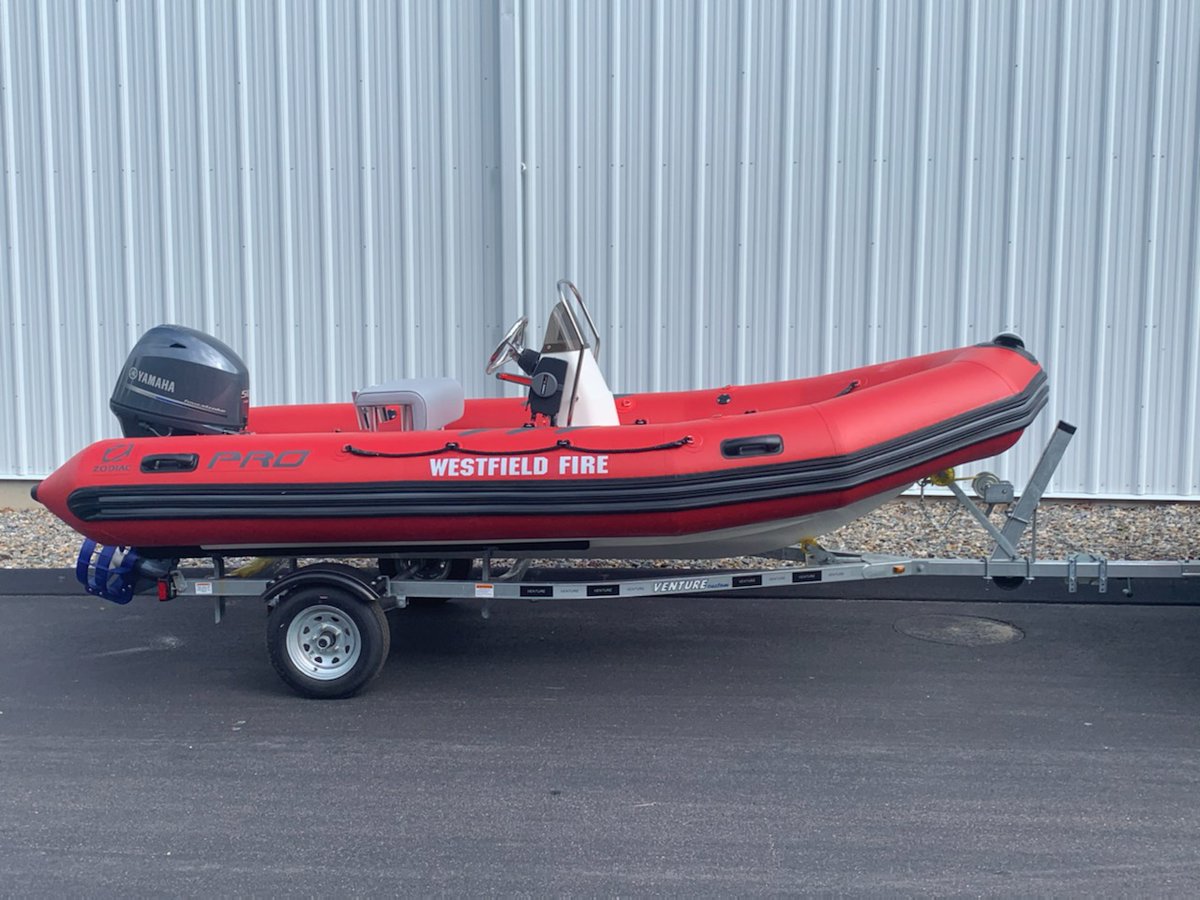 The new rescue boat has arrived!