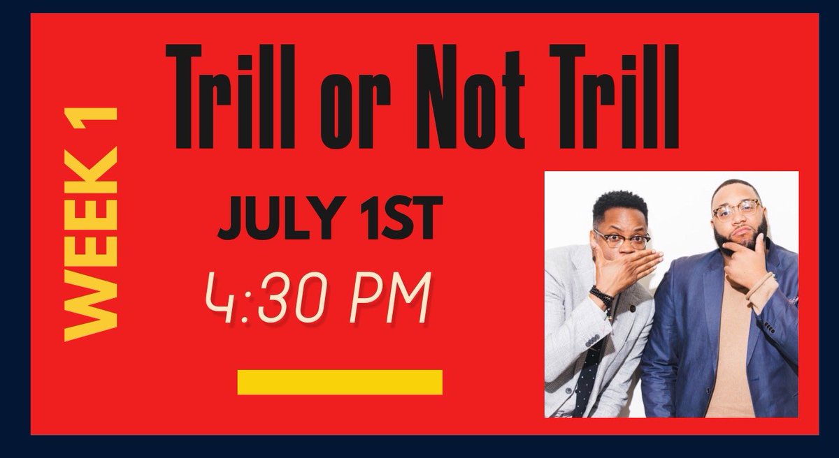 Trill or Not Trill’s Dr. Jeff Dess and Lenny Williams will be kicking off our Wildcat Academy program with an interactive session focused on branding and developing your leadership as a student. Email Kayla.gill@uky.edu for zoom link