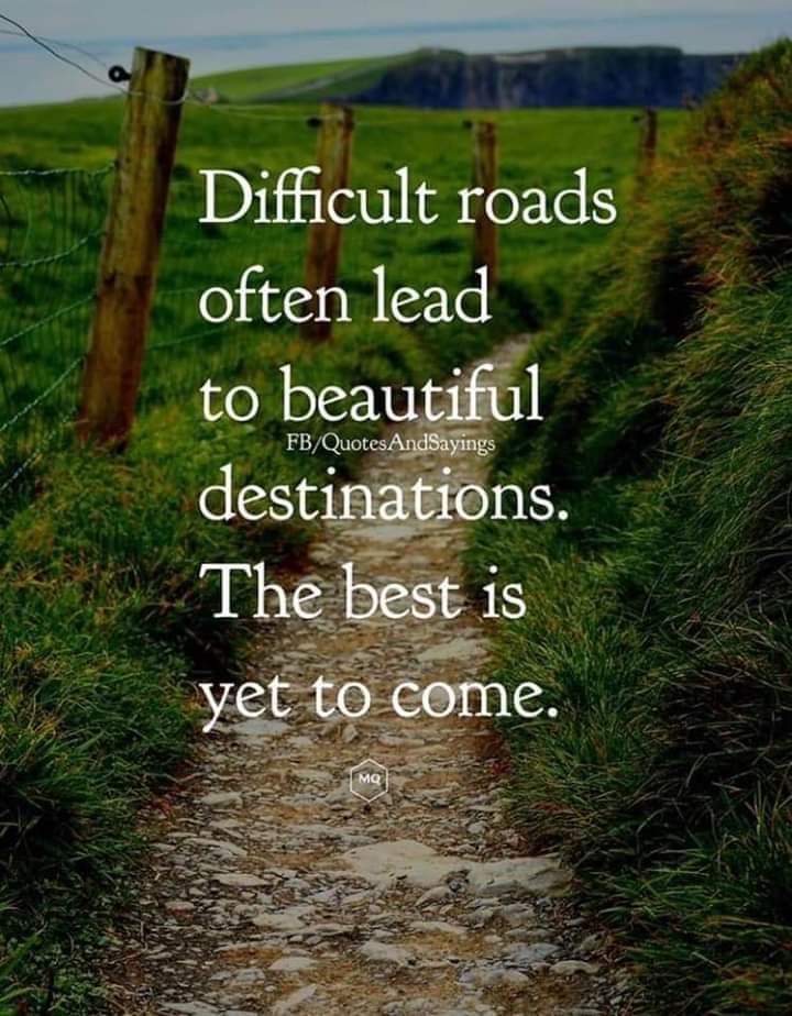 We've been through roads less travelled but we know that God shined His light so we can get through. We've been blessed &amp; since May, we're pouring our blessings on others. It's never about us but about who we can help &amp; how.

#LetGoAndLetGod #HowCanWeHelp #ThereIsAlwaysABetterWay