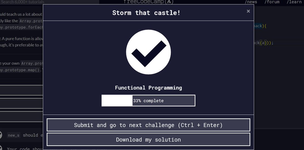 nirvana_core's tweet photo. #100daysofcoding Day39 New topic Functional Programming Little lengthy.. Long way to go..
#javascript #CodeNewbie #codingisfun #WomenWhoCode #womenintech #Coding #CodeNewbies #webdev #webdeveloper #LearninNeverStops #Learningathome #code https://t.co/nCg1CFCjBb