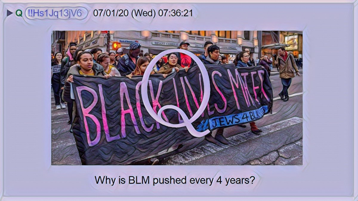 1) This is my  #Qanon thread for July1, 2020Q posts can be found here: https://prayingmedic.com/qdrops/  https://qalerts.app My Theme: Why is BLM pushed every 4 years?