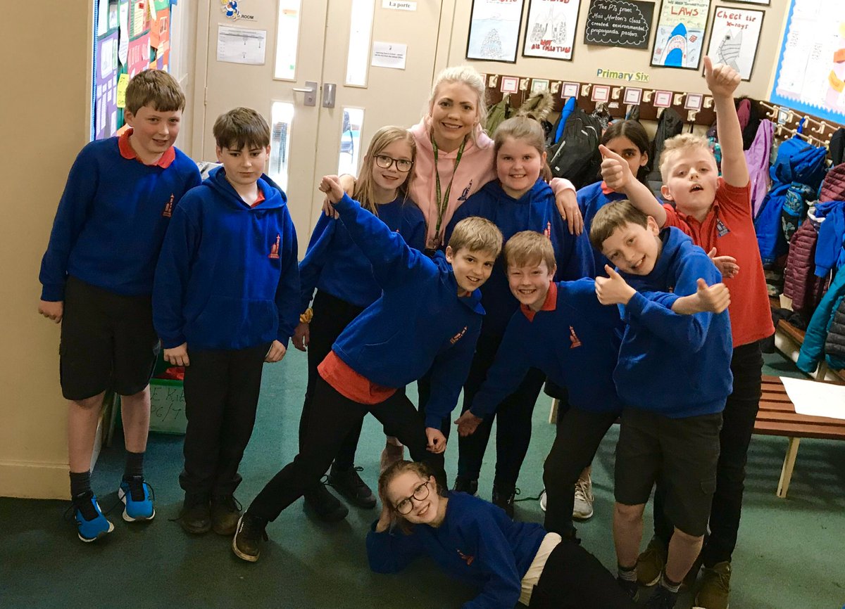 What a cracking group of kids I’ve had this year in P6/7 ! ❤️ Can’t wait to see my P7s tomorrow in person for a final farewell. 😢 Inverness secondary schools are very lucky to have these new S1s coming their way ! They are total stars ! ⭐️⭐️⭐️ @MillburnAcademy <a href="/Inverness_Royal/">Inverness Royal</a>