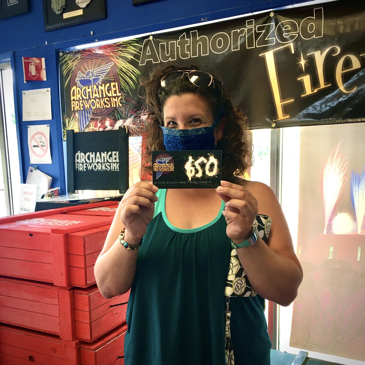 Congratulations to Heather, who won our earlybird #CanadaDayFireworksChallenge giveaway, just by sharing our contest post!