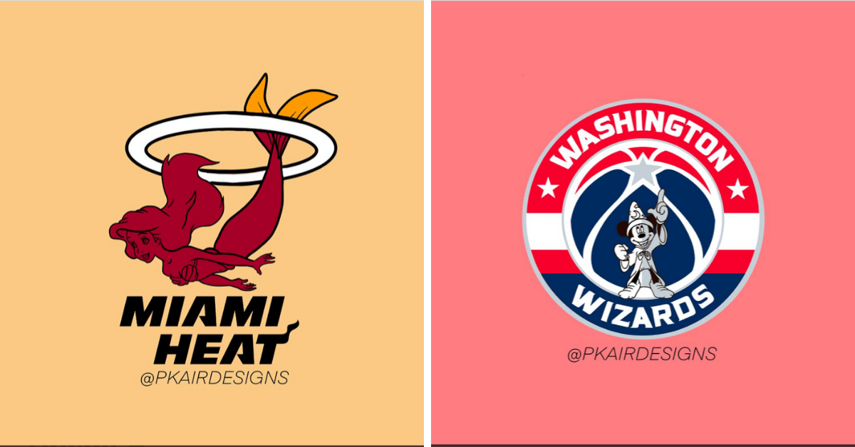 InsideTheMagic's tweet photo. Artist Redesigns NBA Team Logos with a Disney Twist #nba #disney 

https://t.co/Nma4LYPHxk https://t.co/DMYiuqCUi5