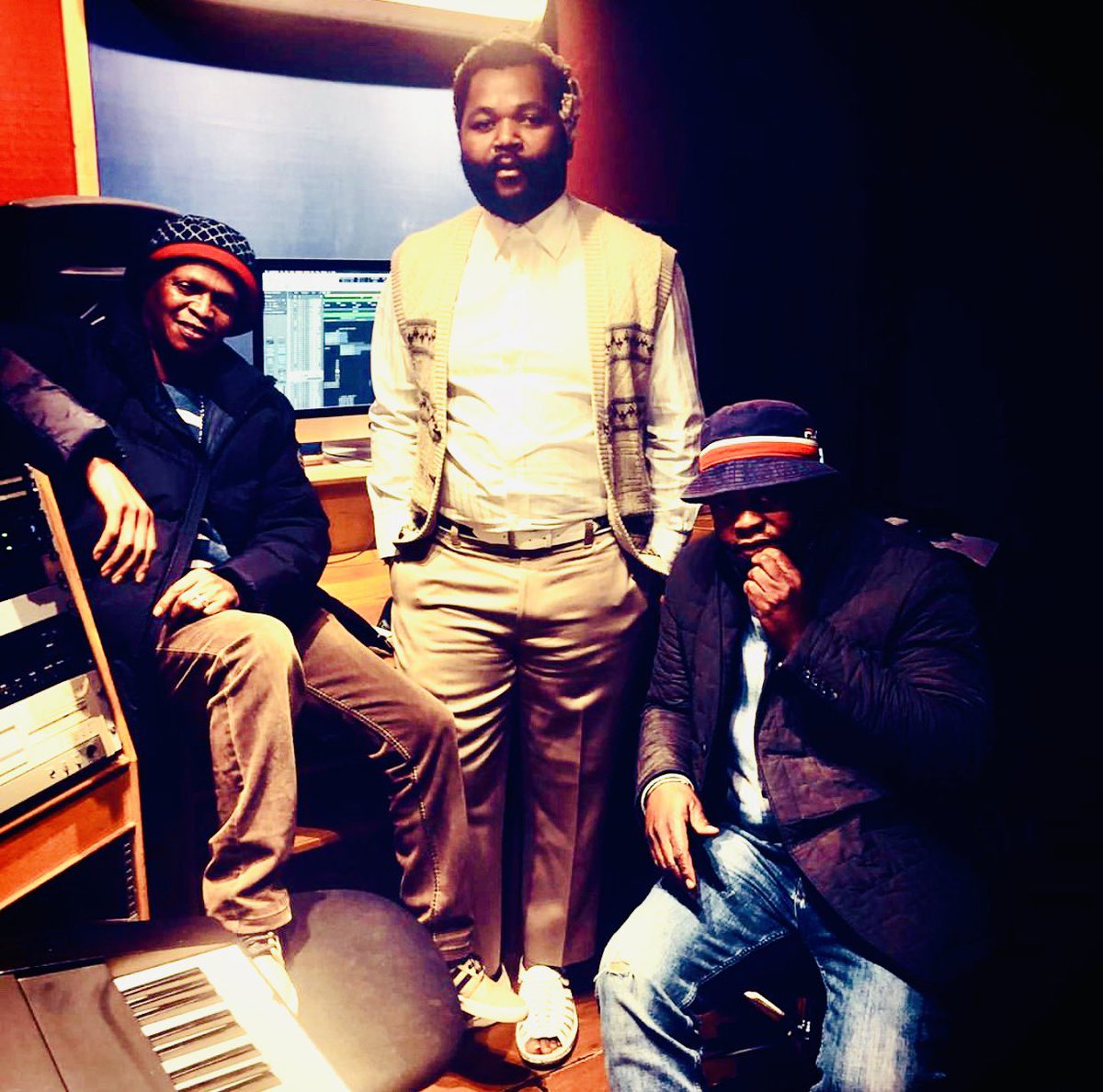 #The Greats #trompiesforlife #Our Guest <a href="/sjava_atm/">Sjava indlalifa</a> @spikiri_mandla_reloaded @mjokesmatsane @kalawajazmeerecords Studios