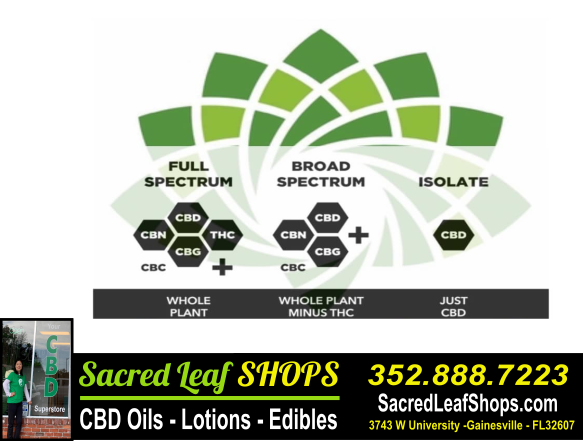 Three types of CBD oil for you to choose from.  Know the differences.