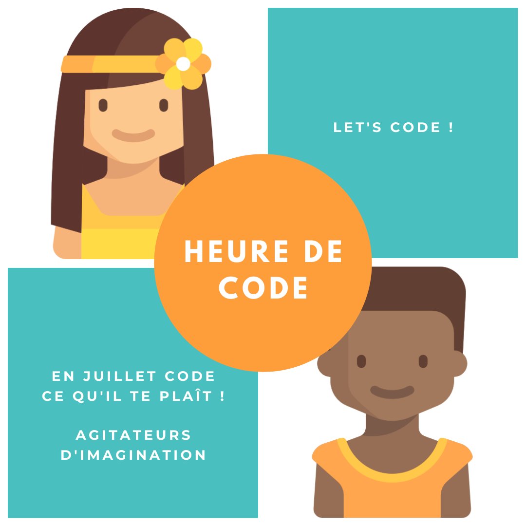 CRidarch's tweet photo. Les ateliers virtuels #heuredecode continuent tout le mois de Juillet  🌈 !

Des ateliers gratuits pour apprendre à coder avec les héros préférés de vos enfants 🚀 ! 

Reine des neiges ❄️ , Star Wars ⭐, Minecraft ⛏️ et d'autres ! 

Infos &amp; Résa : https://t.co/WKJ3oJRsvn https://t.co/JoQTjvWS9V