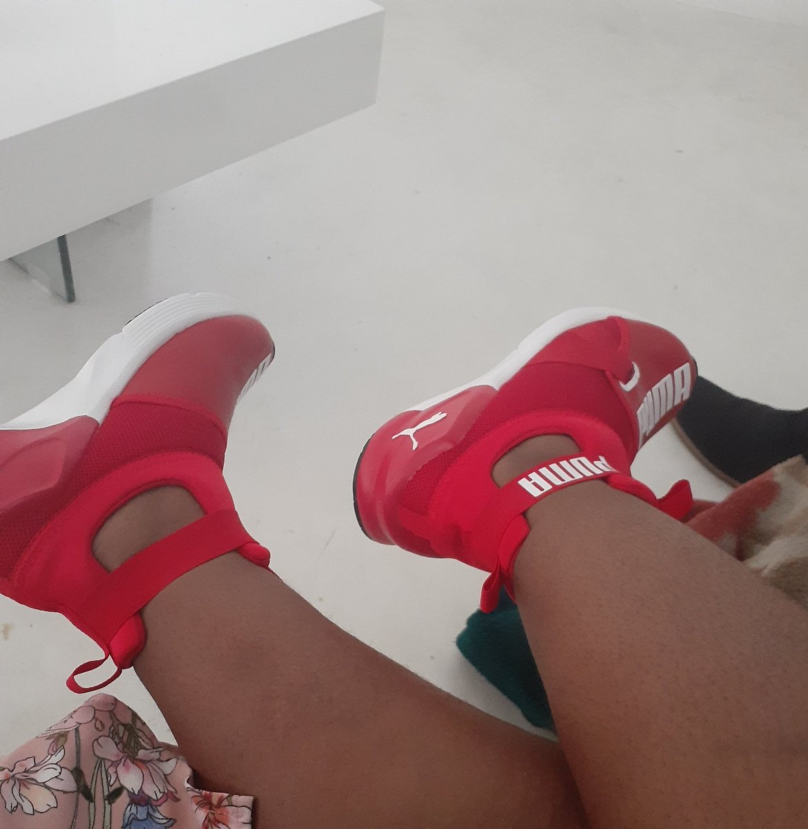 I was obsessed with the colour red so a few weeks later he decided to get me another pair...