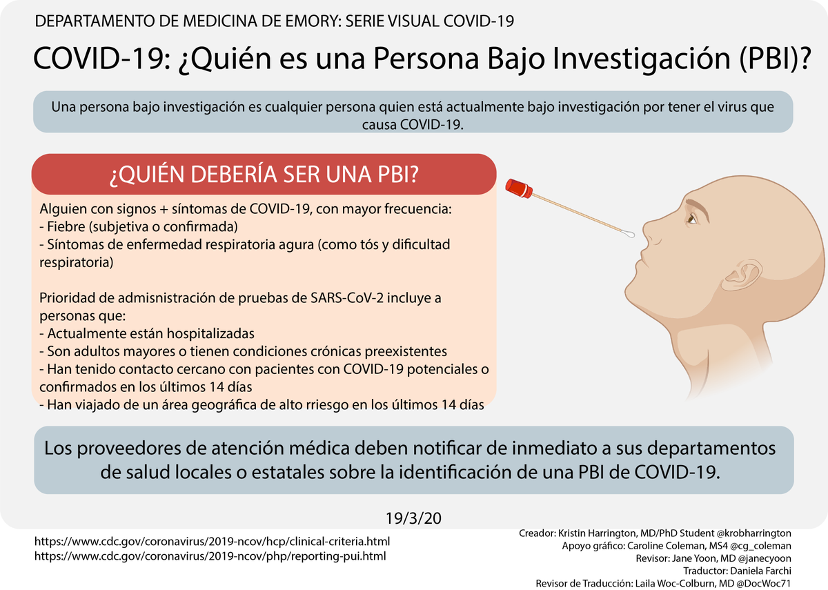MEdSinFrontera's tweet photo. ¿Qué significa PBI? ¿Quién se debería de hacer el examen de #COVID19? 

Traducción: Daniela Farchi (@emorycollege)
Revisión: @DocWoc71 

#COVID19FOAMForAll #EducacionEnTiemposDeCOVID
 #MedEdSinFronteras #IDtwitter https://t.co/n8XEzMcF1L