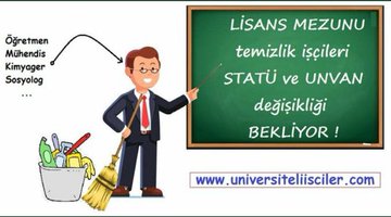 Kamudaki Ünvliisciler

Kamuda ve yerel yönetimlerde işçi statüsünde çalışan Üniversite Mezunu  #üniversiteliisciler  olarak Statü Değişikliği Talebimizin <a href="/TBMMGenelKurulu/">TBMM Genel Kurulu</a> 27.Dönem 3.Yasama Yıl'ında çözüme kavuşturulmasını bekliyoruz
<a href="/RTErdogan/">Recep Tayyip Erdoğan</a>