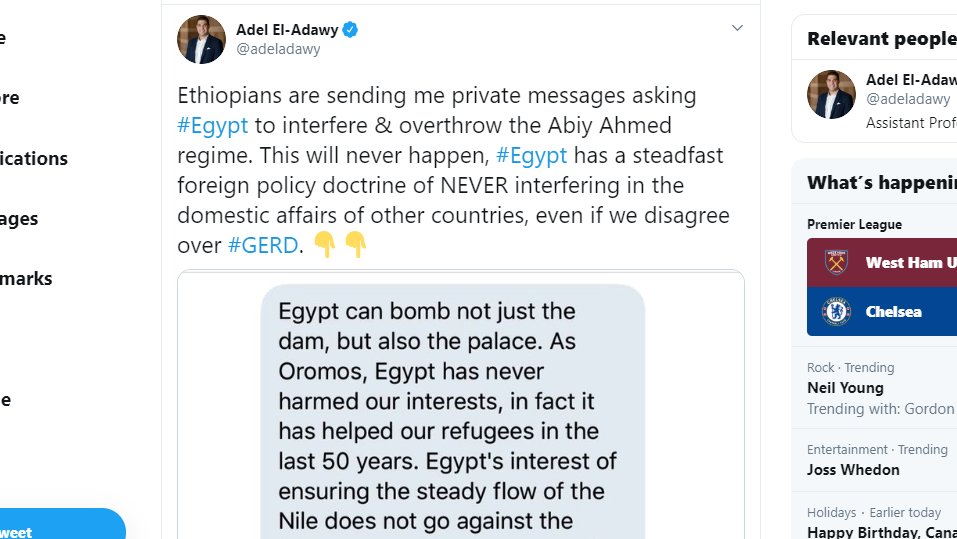 Short thread: Sorry to talk about this a 2nd day, but this is a new low and deeply offensive. Ethiopians, your gov't is your own biz. My interest is in the people and their history. But this rubbish... Let's break it down: