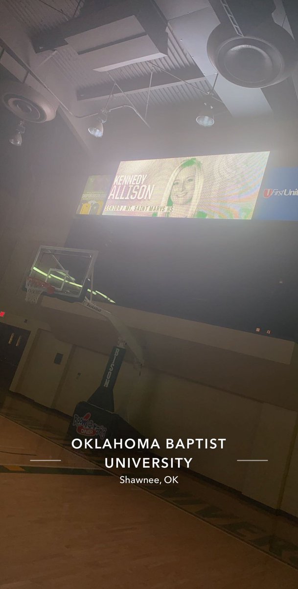 KennedyAllison1's tweet photo. Excited to receive my 3rd offer from Oklahoma Baptist University!! @OBU_WBBall https://t.co/ctPFBnDv7J
