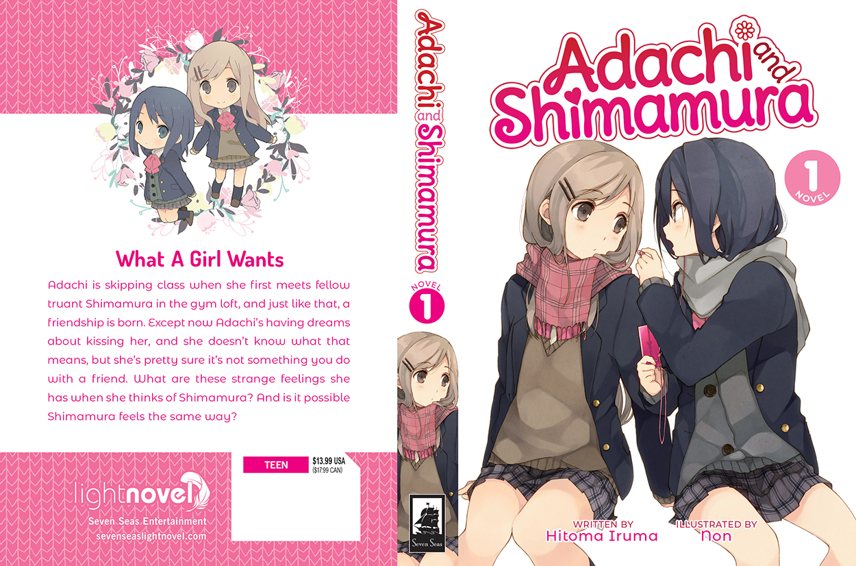 Seven Seas Entertainment on X: ADACHI AND SHIMAMURA (LIGHT NOVEL), Vol. 2, Hitoma Iruma and Non, #yuri slice-of-life, romance, becoming an anime  soon, $9.99 (digital)