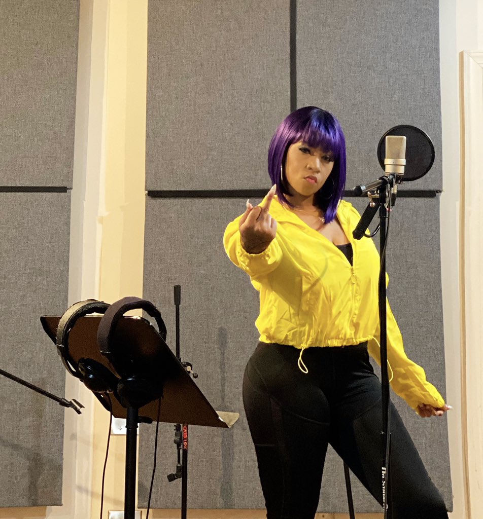 enviroyal's tweet photo. ๐๐๐ง.....IM COMIN๐๐....โ๏ธROYAL SEASONโ๏ธ
#envi #enviroyal #femaleartist #multigenre #femalerapper #purplehair #purplehairdontcare #life #summer #royalnation #royalmafia #teamenvi #royalseason #onaregular #newmusicontheway #music #hiphop #rap #studio #producer #dj #studioflow https://t.co/zfR3SRQvXO