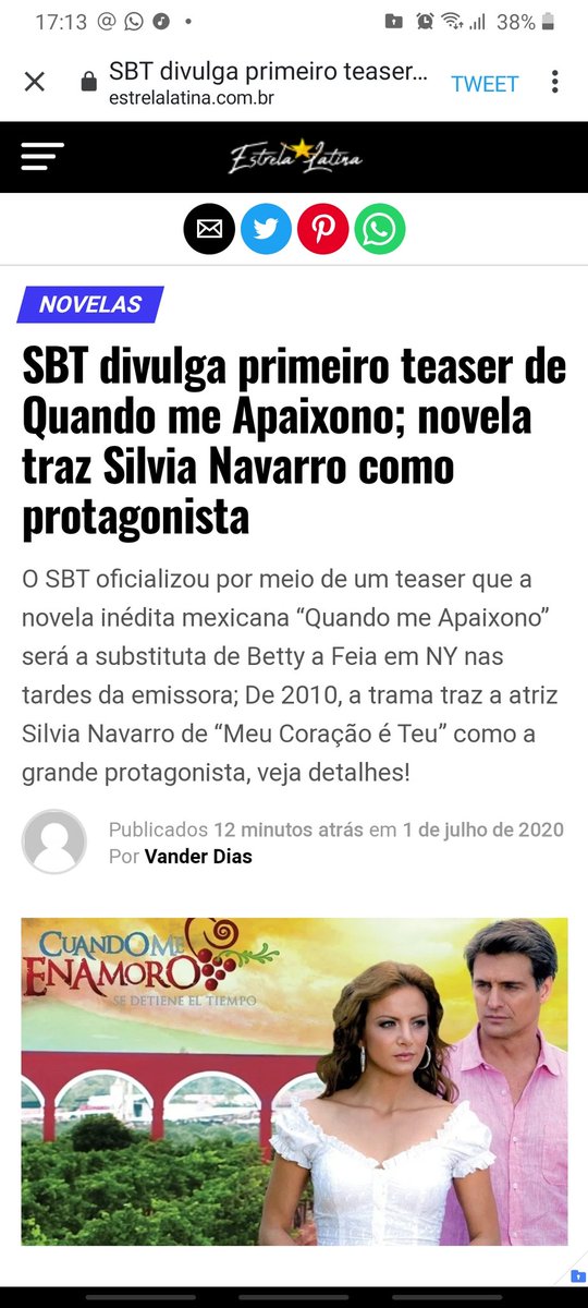 Agoraaaaaaaaaa chegou  a nossa vez... 10 anos depois eles nos ouviram Brasil <a href="/SBTonline/">SBT</a>  Brasil agradecido... <a href="/mffraga/">Murilo Fraga</a> obrigada.....

Só falta trazer ela ao Brasil 😁😅🤭

Tocaya de volta 😭😭😭 <a href="/silvnavarro/">Silvia Navarro</a> 
Agora é só esperar o dia da estreiaaaa Brasil..... 

<a href="/SilviaNavarroBR/">Silvia Navarro BR 🍀</a>