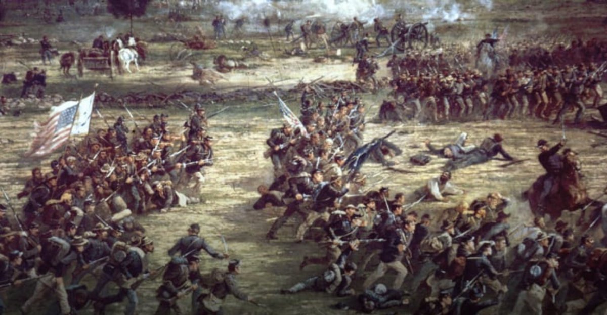CHMpodcast's tweet photo. July 1, 1863 – The largest military conflict in North American history begins this day when Union and Confederate forces collide at Gettysburg. #USHistory #History #CHMpodcast https://t.co/QNZ0yxp0i6