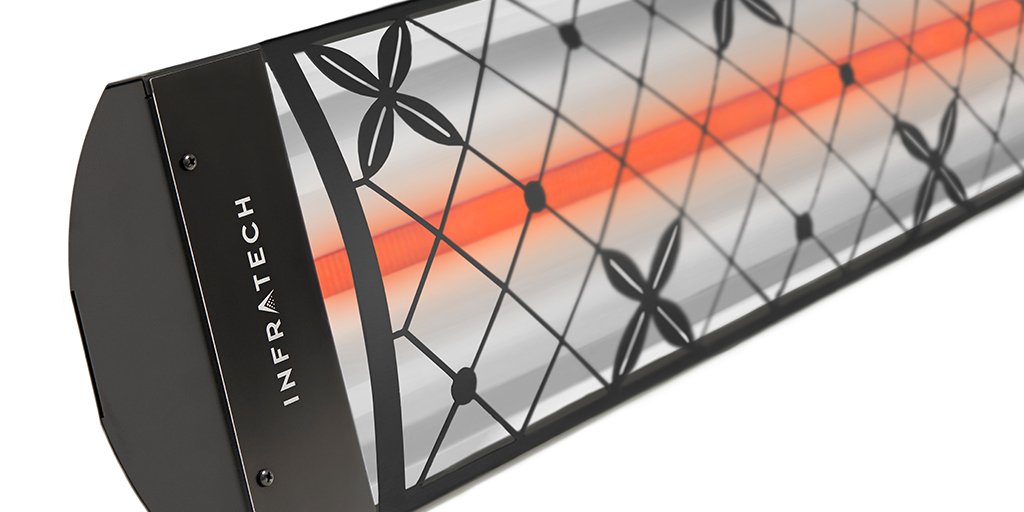 The new face of comfort. Add a stunning visual accent to your #outdoorliving design with Motif, the upcoming collection of laser-cut decorative metal fascias for Infratech outdoor heaters. Coming soon in 4 designer-friendly architectural styles, made in the USA. #motifbyinfratech