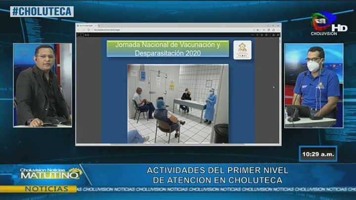 RSCholuteca1's tweet photo. Visita a medios de comunicación continuando con la promoción de la Jornada Nacional de Vacunacion y Desparasitación 2020 de choluteca. 
@saludhn @AlbaConsueloFl1 @jmpaguada @JuanOrlandoH @DrMauriciolivaH @loucel33

#LaVacunaEsGratis 
#PorNuestrasFamiliaVacunemosHoy https://t.co/S3E8e8QKek