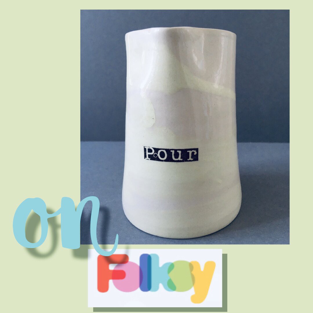 McPots18's tweet photo. *ON FOLKSY* #pour #simpledesign #comfyhold #pourer #ceramicpourer #juglet #natural #folksy #folksyshop #folksyseller #potterylover #claylove #kitchenlove https://t.co/HzWjhIjyQX https://t.co/1WzfZW10sr