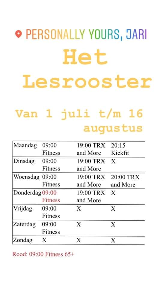 Fijn dat jullie nu ook weer vanuit jullie prachtige sportschool aan het werk kunnen <a href="/ankie_nu/">Ankie Smid</a>  en Jari.