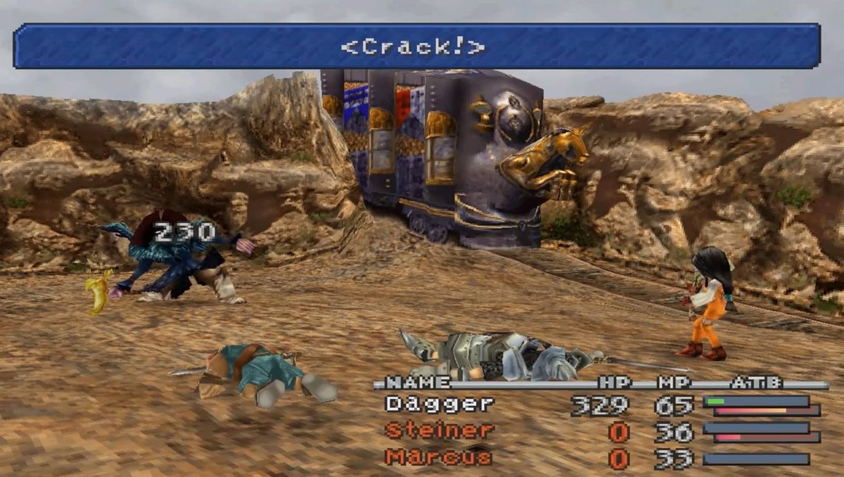 In Final Fantasy IX one of the bosses is Black Waltz 3, who has orders to bring back Dagger alive to the castle. The second time you fight him he's been driven mad and if Dagger is the only one standing in the party, he snaps his neck(?? or something to that effect) until he dies