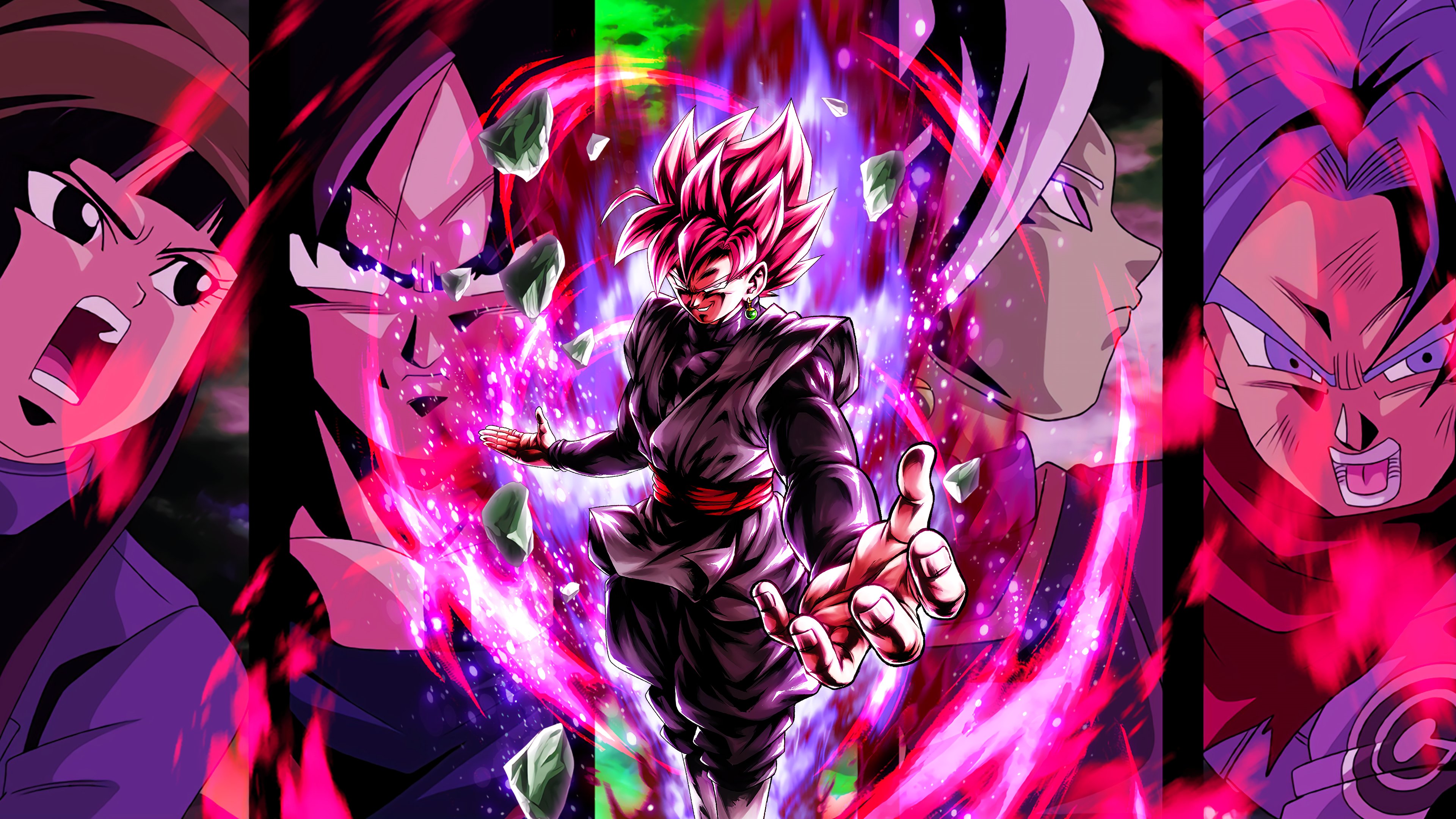 Goku Black Rose, dragon ball legends, goku black, super saiyan, HD phone  wallpaper