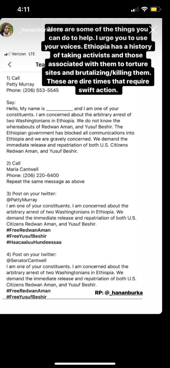 Also two AMERICAN CITIZENS have been captured along side many other activists in Ethiopia and are most likely being taken to prison to be tortured/ killed in the picture below is shows ways on how to contact Washington officials to help spread awareness and to take actions