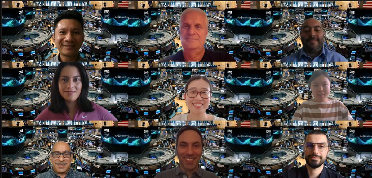 DunBradstreet's tweet image. #TeamDNB is virtually celebrating going public! Our amazing team is writing the next chapter in our story that’s 178 years strong. #DNB