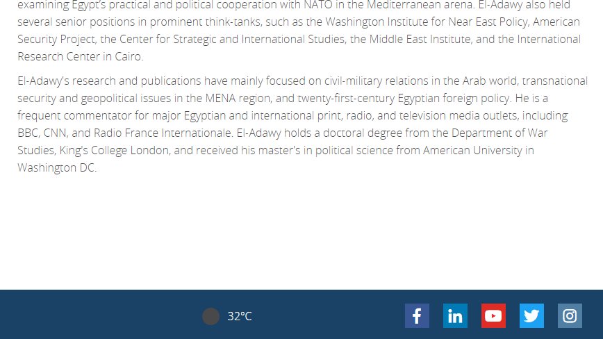 Here is why you should care: He is a "go-to" talking head for BBC, CNN and Radio France, which means they find him credible. Having worked in journalism plus been interviewed myself, I know how the process works. Now imagine what BS he tells the world & the damage he can cause.
