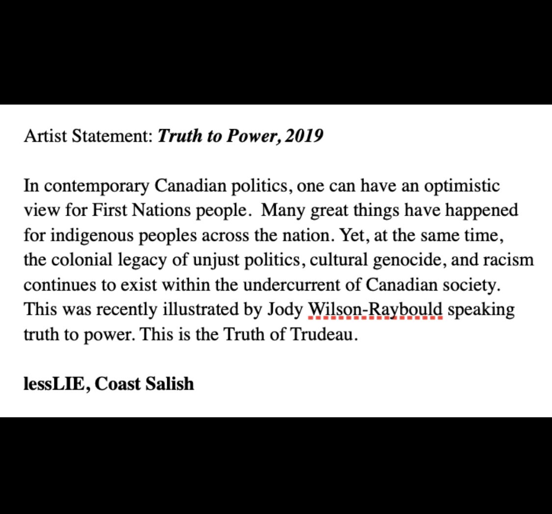 markloriaart's tweet photo. Indigenous Art of the Day on Indigenous Resilience Day - Truth to Power, 2019 by lessLIE (Coast Salish). Acrylic on 36" round canvas. Coast Salish (the First Peoples of lower Vancouver Island, Vancouver, Seattle) face emboldened in the middle of the colonial flag. https://t.co/xcTPKImItD